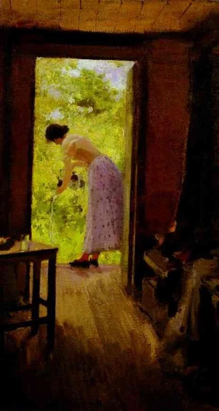 Konstantin Korovin - In un cottage estivo, Galleria Tretyakov, Mosca